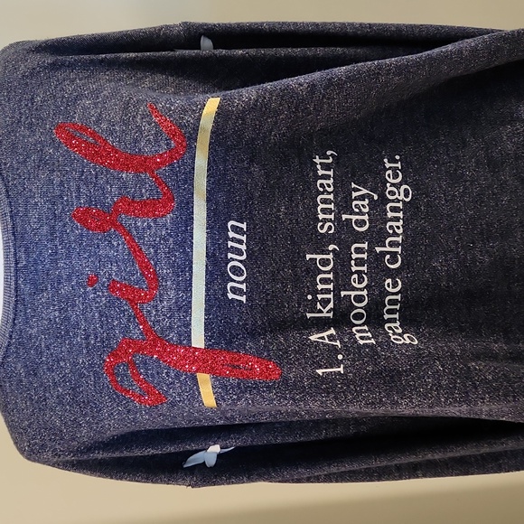 Justice~ Womans Sweatshirt Size 18/20 - Picture 3 of 7
